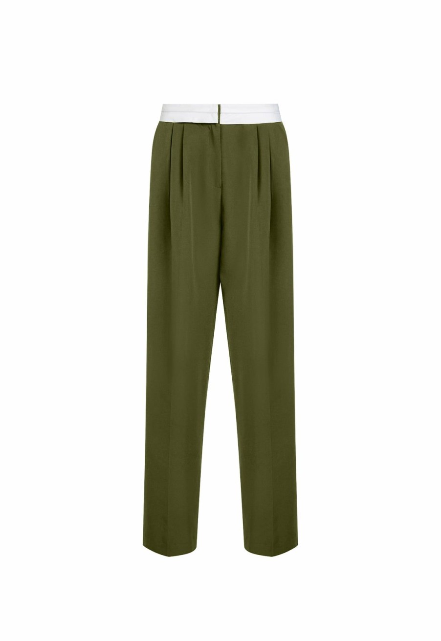 Women Lioness Pants | City Of Angels Pant Jungle Green